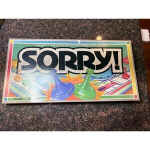 VINTAGE Sorry COMPLETE Parker Brothers 1992 Classic Board Game